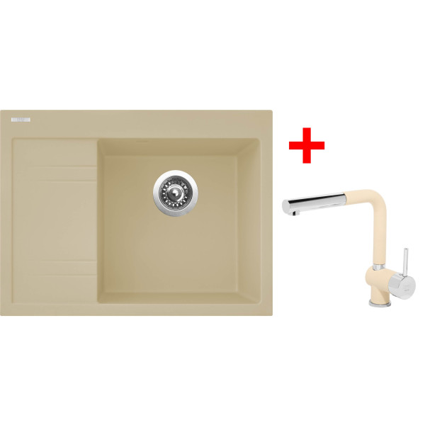 Sinks RIM 650 P Sahara + Mix 3 P GR
