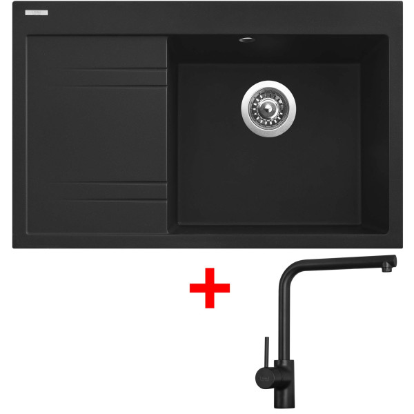 Sinks RIM 780 P Metalblack + Elka černá matná