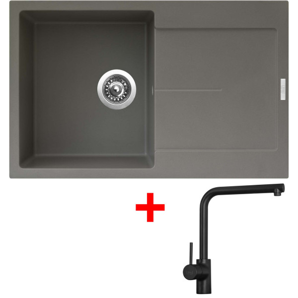 Sinks ULTIMA 790 Truffle + Elka černá matná