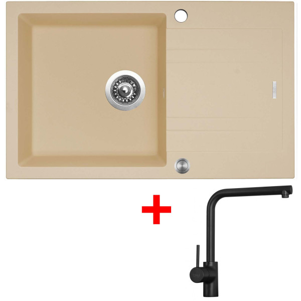 Sinks LINEA 780 XC Sahara + Elka černá matná