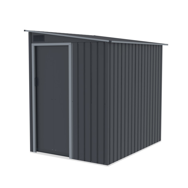 plechový domek LANITPLAST WANDHAUS 56 ANTRACIT LG4362