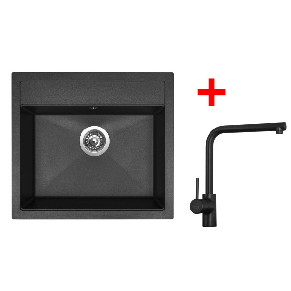 Sinks SOLO 560 Granblack + ELKA Černá matná