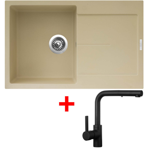 Sinks ULTIMA 790 Sahara + ENIGMA S Černá matná