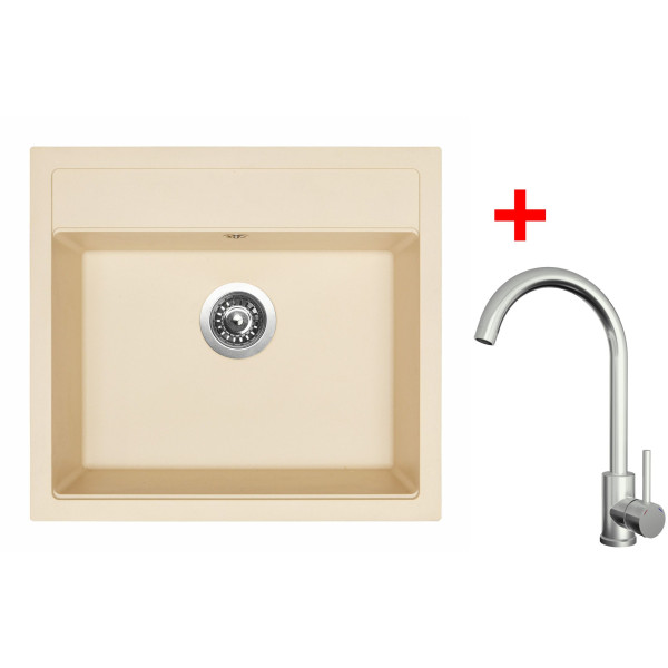 Sinks SOLO 560 Sahara + ARCO celonerezová