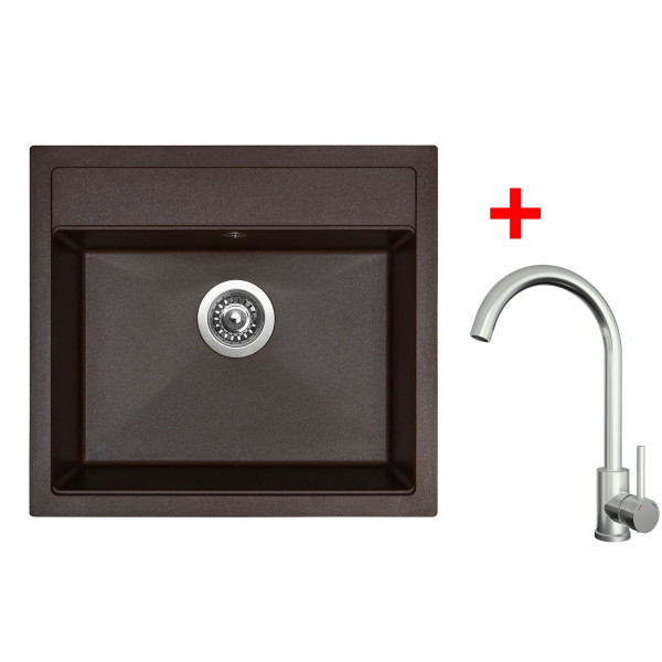 Sinks SOLO 560 Marone + ARCO celonerezová