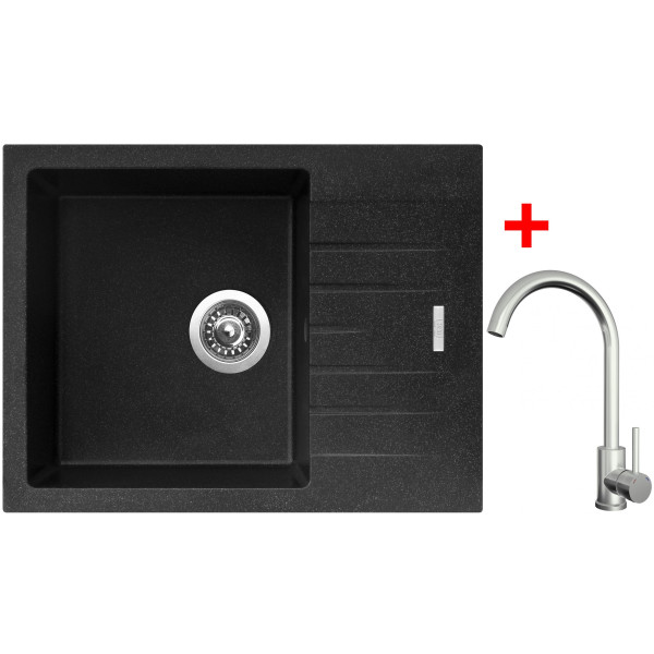 Sinks PERFECTO 650 Granblack + ARCO celonerezová