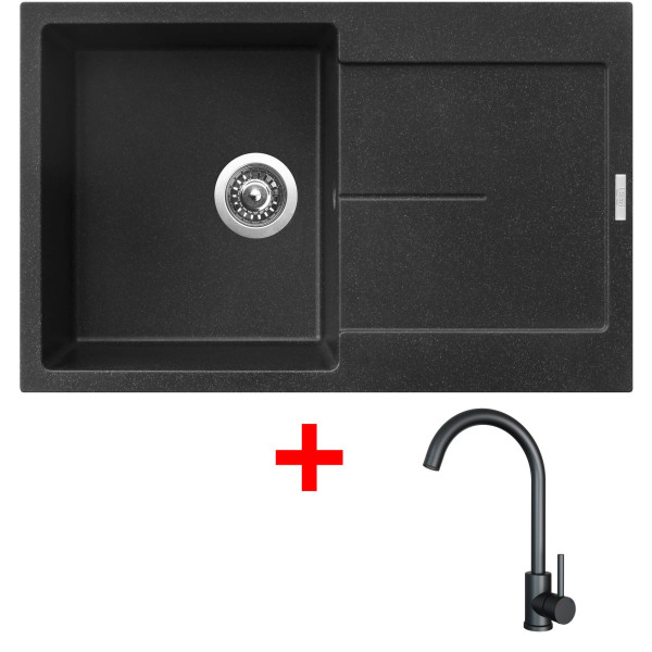 Sinks ULTIMA 790 Granblack + ARCO černá matná
