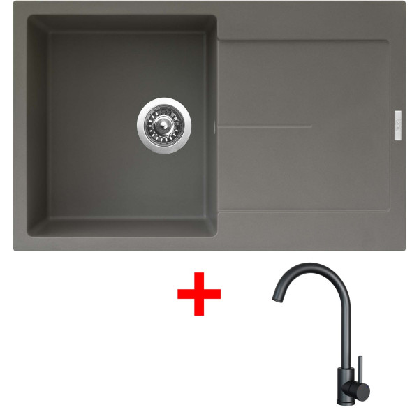 Sinks ULTIMA 790 Truffle + ARCO černá matná