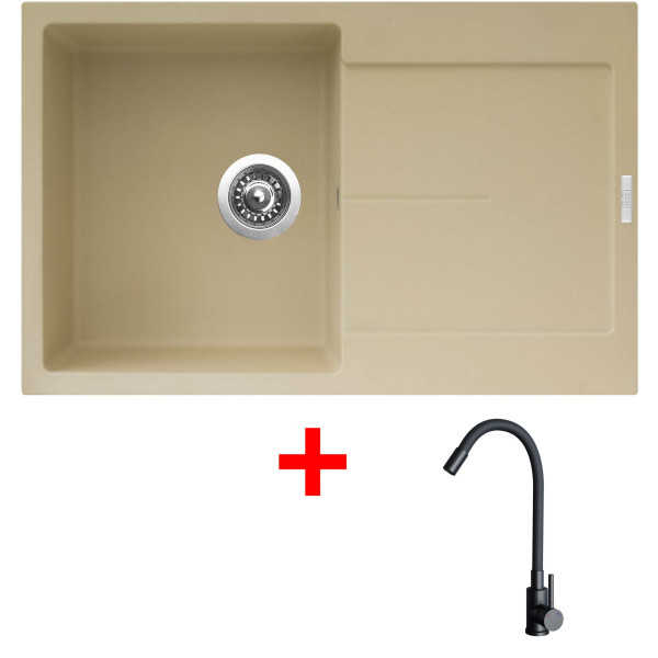 Sinks ULTIMA 790 Sahara + ELASTA černá matná