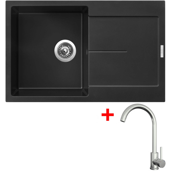 Sinks ULTIMA 790 Pureblack + ARCO celonerezová