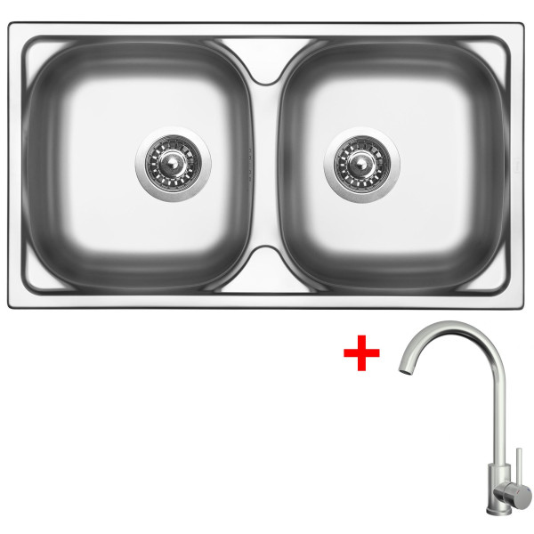 Sinks OKIO 780 DUO + ARCO celonerezová