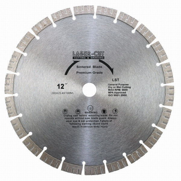 Diamantový kotouč segmentový 300 x 25,4 x 10mm LST