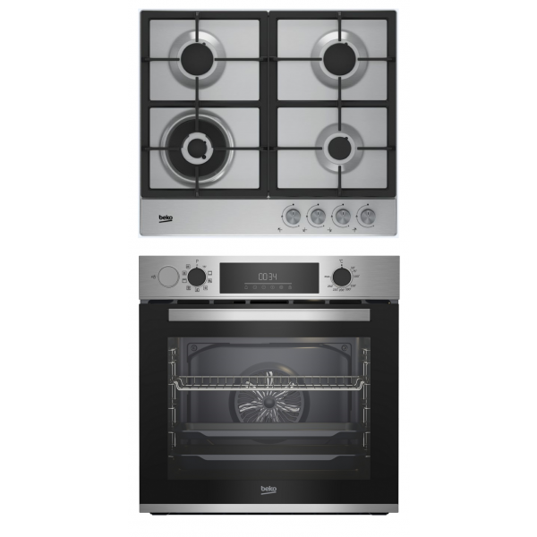 Set BEKO BBIS12300XDE + HIAW64225SX 
