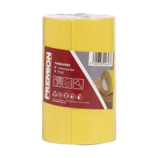 Role brusného papíru 4,5m x 110mm G120