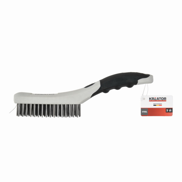 Ruční drátěný ocelový kartáč, plastový