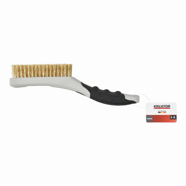 Ruční drátěný mosazný kartáč, plastový