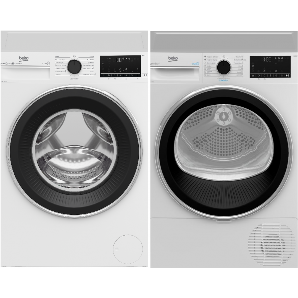 Set Beko B3WFU57415WCSHBC + B3T682590WCSHBC 