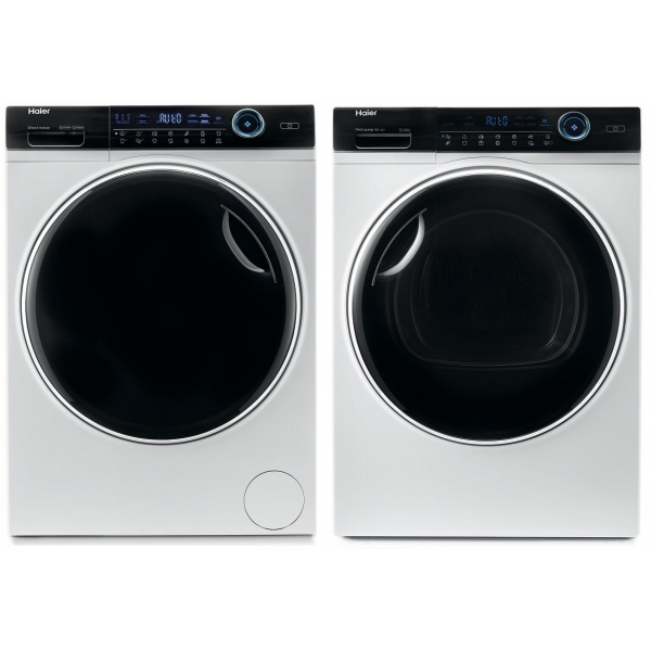Set HAIER HW90-B14979-S + HD90-A3979-S + Záruka 5 let ZDARMA/12 let na MOTOR + Gel na rok praní ZDARMA