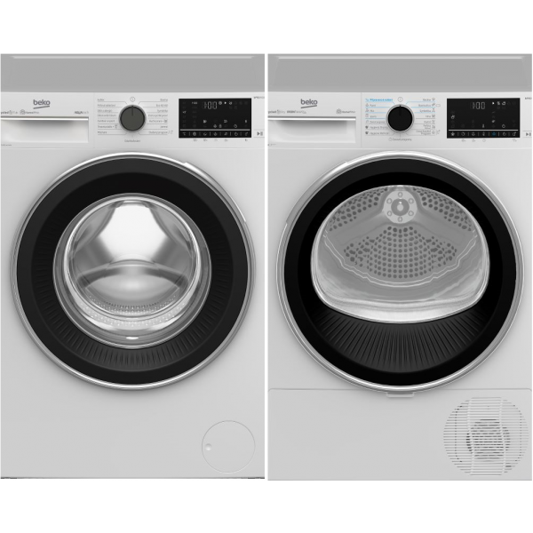 Set Beko B5WFU59418WCSHBC + B5T692432WCSHBC 