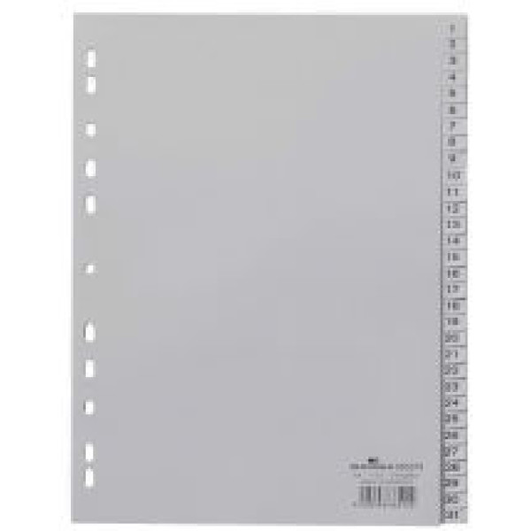 DURABLE DUR6523 Rozlišovače A4 plastové