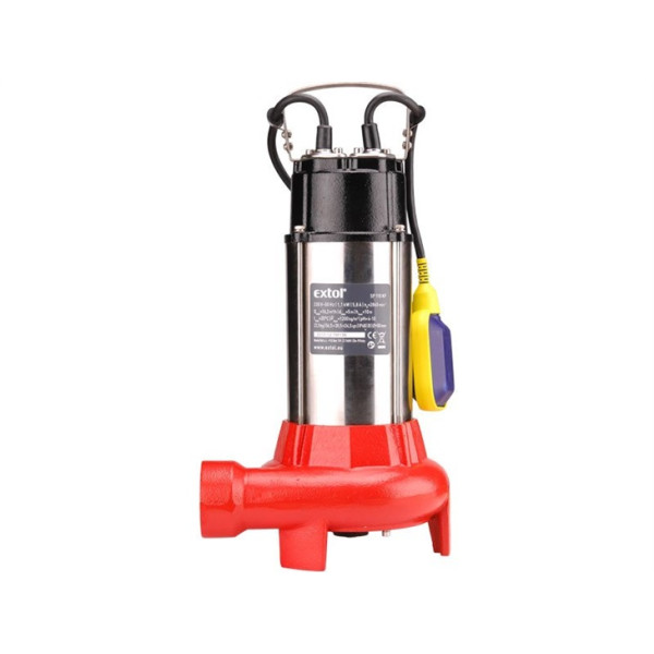 čerpadlo ponorné kalové s řezacím nožem, 1100W, 16200l/h=270l/min