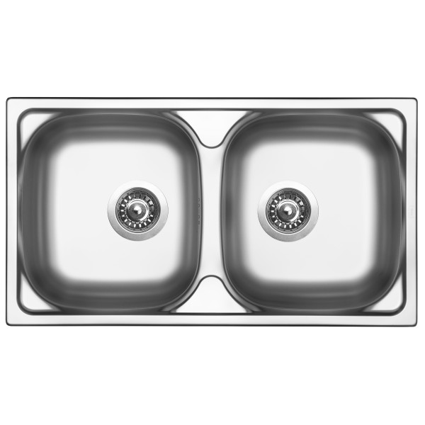Sinks OKIO 780 DUO V 0,5mm leštěný (záruka 15 let)