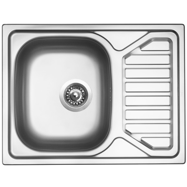 Sinks OKIO 650 V 0,6mm matný (záruka 15 let) - Poškozeno