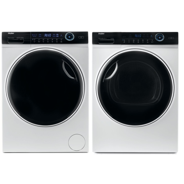 Set HAIER HW90-B14979-S + HD100-A2979-S + Záruka 5 let ZDARMA na celý set/12 let na MOTOR pračky + Gel na rok praní ZDARMA