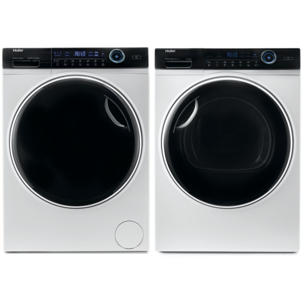 Set HAIER HW80-B14979-S + HD100-A2979-S + Záruka 5 let ZDARMA na celý set/12 let na MOTOR pračky + Gel na rok praní ZDARMA