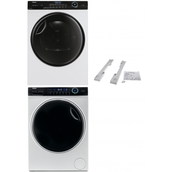 Set HAIER HW80-B14979-S + HD80-A3959-S + mezikus WSK1101 + Záruka 5 let ZDARMA /12 let na MOTOR + Gel na rok praní ZDARMA