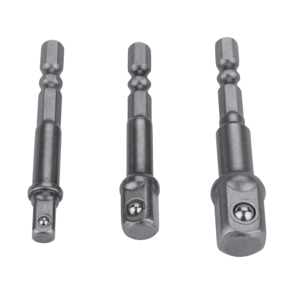 Adaptéry do vrtačky, 1/4"-3/8"-1/2"