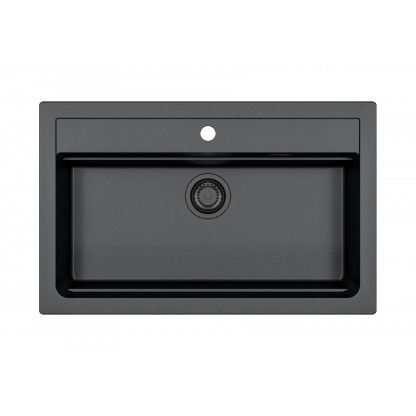 Alveus ATROX 40 černý 91 - BLACK ADDITION + sifon