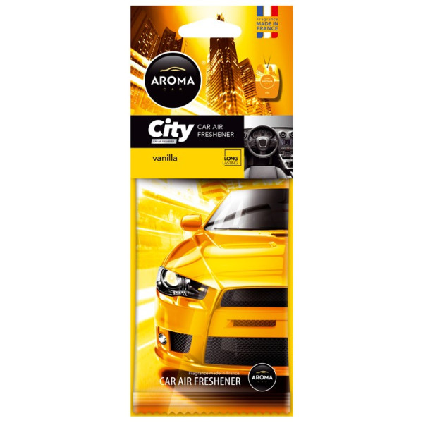 Osvěžovač AROMA CAR CITY VANILLA