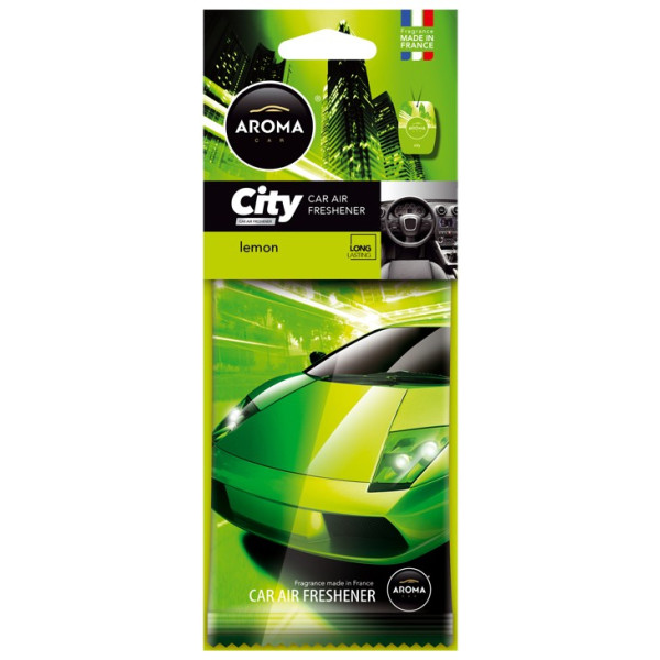 Osvěžovač AROMA CAR CITY LEMON