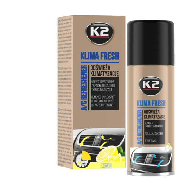 K2 Osvěžovač KLIMA FRESH 150 ml LEMON