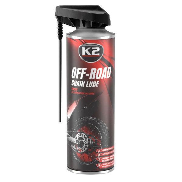 K2 OFF-ROAD CHAIN LUBE 500 ml - mazivo na řetězy motocyklů