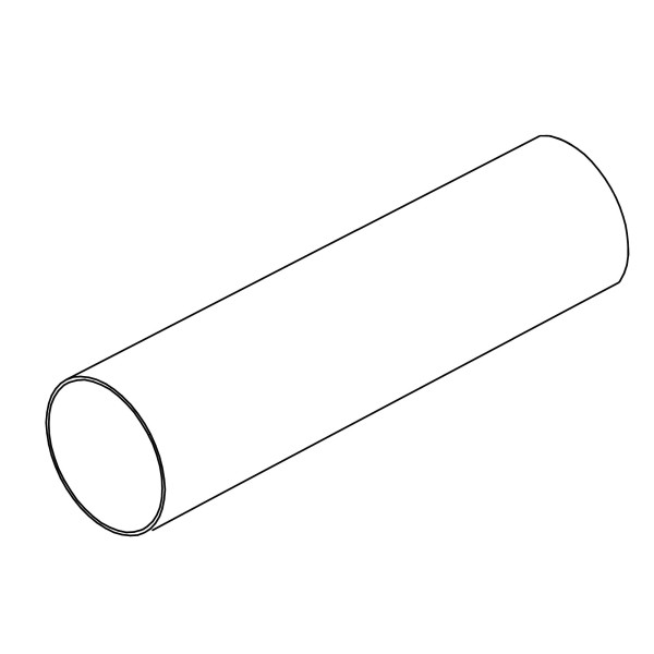 Kruhové potrubí Ø 100 mm x 1000mm
