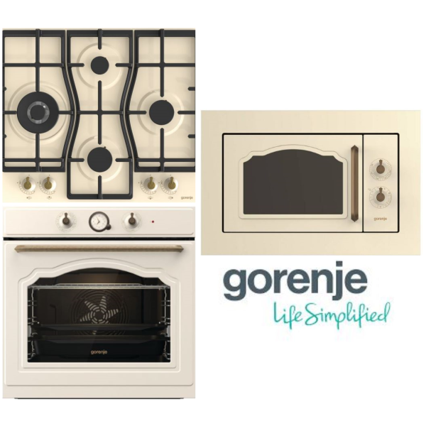 Set Gorenje BOS67372CLI + GW6D42CLI + BM235CLI (záruka 5 let na troubu)