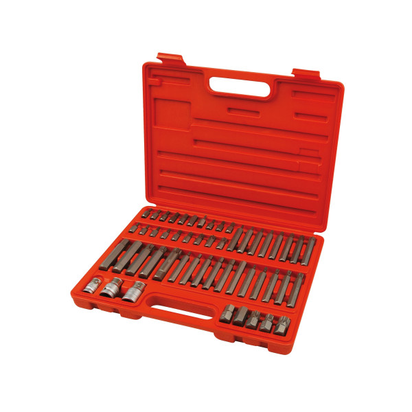 Hroty IMBUS-TORX-XZN, sada 51ks, pro ráčny 3/8", 1/2", S2