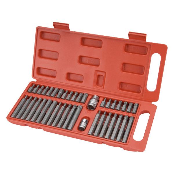 Hroty IMBUS-TORX-XZN, sada PROFI 40ks, pro ráčny 3/8", 1/2", CrV