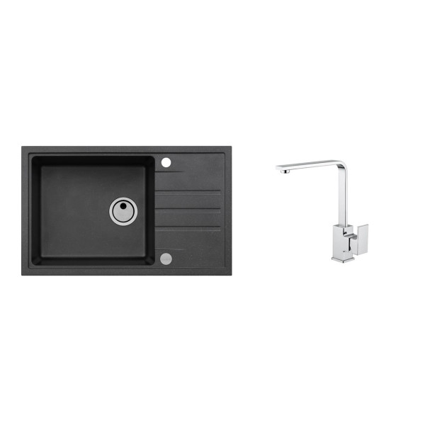 Set Alveus Intermezzo 130 Black 91 + Reno Chrom