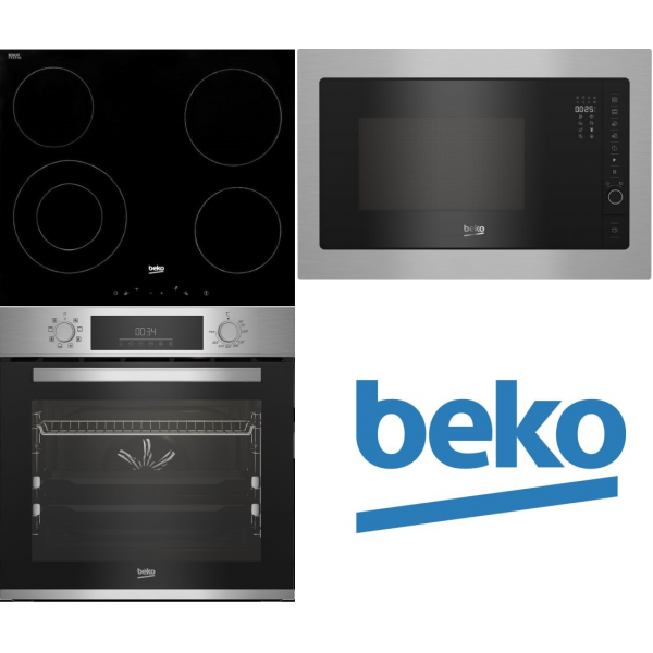 Set BEKO BBIM12301X + HIC64401 + BMOB20231BG