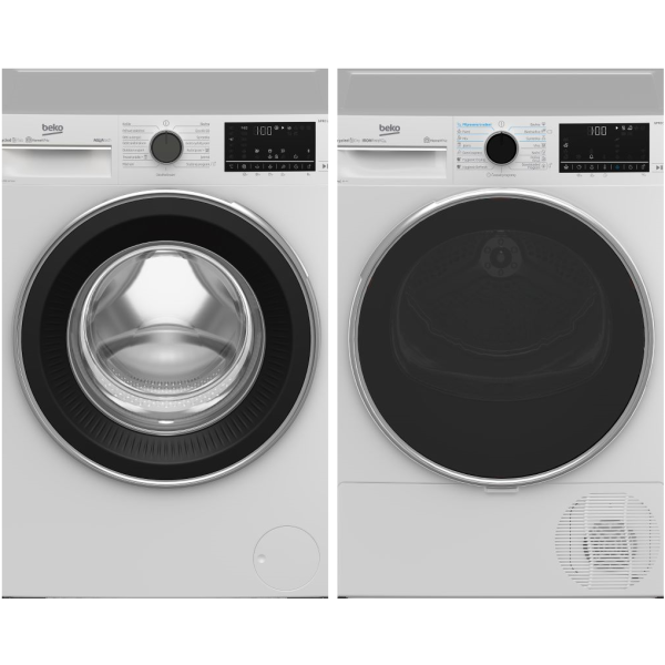 Set Beko B5WFU58418WCSHBC + B5T68243WCSHBC 