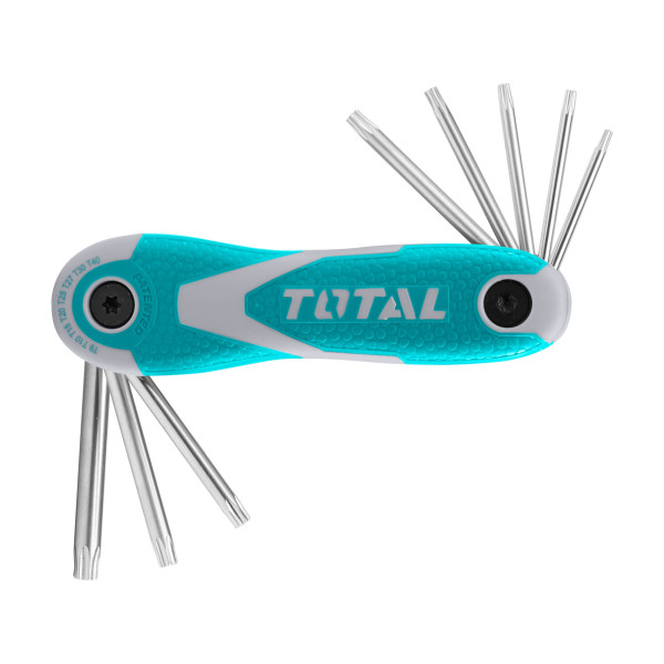 Klíče TORX, sada 8 ks, CrV