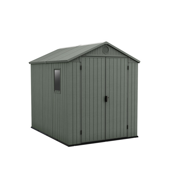 Zahradní domek Keter Darwin 6 x 8 zelený, s podlahou