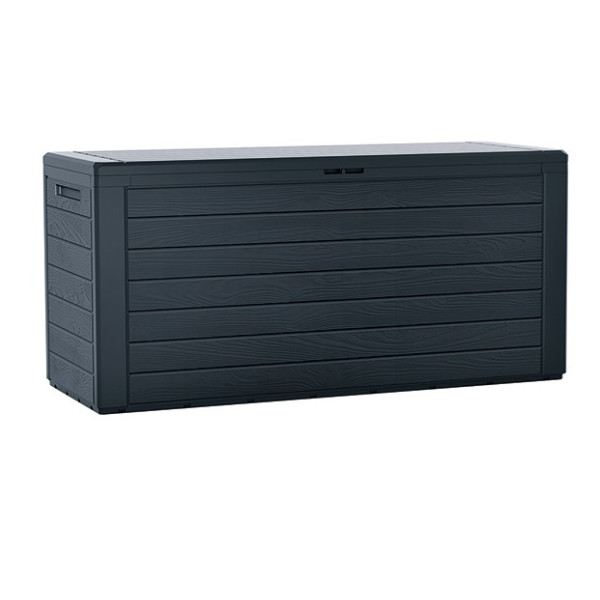 Zahradní box Prosperplast WOODEBOX antracit 280L 
