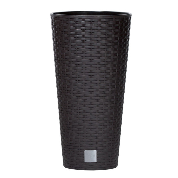 Květináč RATO TUBUS + vklad umbra 40cm