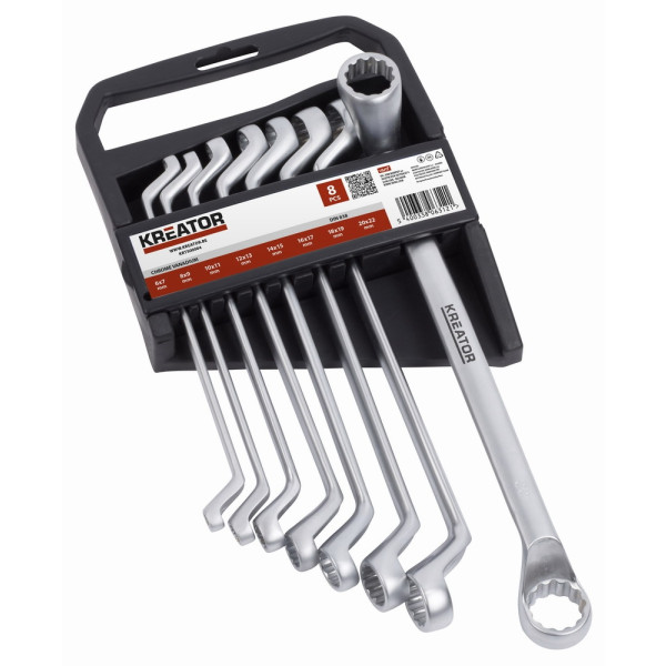Sada klíčů Kreator KRT500004 očkové 6-22mm, 8ks