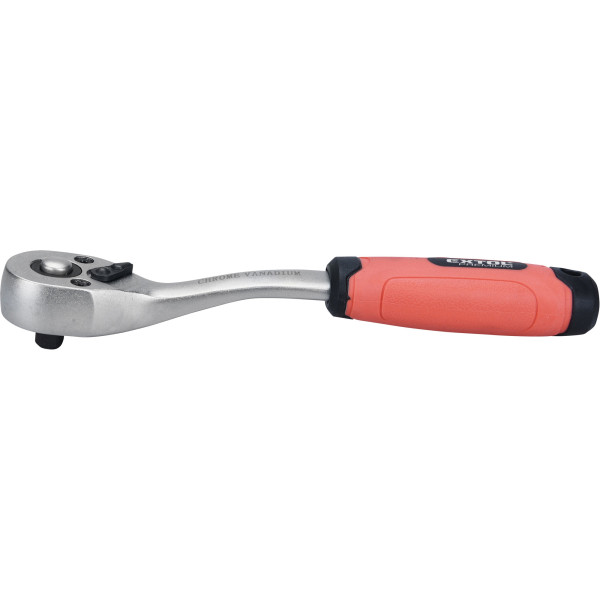 Ráčna tvarovaná, 45 zubů, 1/4", L 153mm, Crv