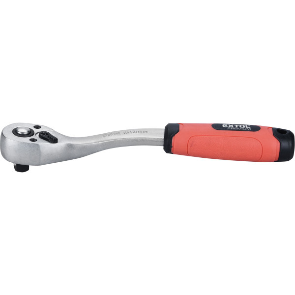 Ráčna tvarovaná, 45 zubů, 3/8", L 208mm, Crv